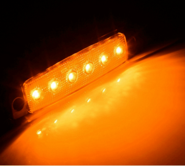 10PCS LED Side Marker Lights – Amber – To Fit Trailers, Trucks, ATVs, RVs 2