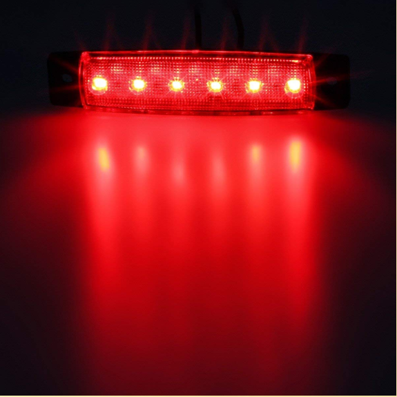 10PCS LED Side Marker Lights – Red – To Fit Trailers, Trucks, ATVs, RVs 5