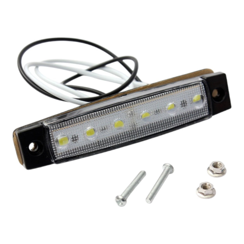 10PCS LED Side Marker Lights – White – To Fit Trailers, Trucks, ATVs, RVs 3