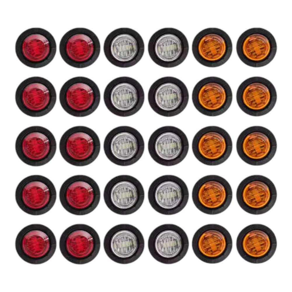 10 PCS Trailer Lights - Truck Lights - Side Marker Lights - 5 Colors Available