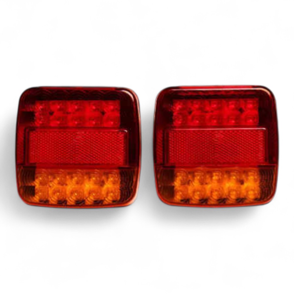 12V Trailer Lights - LED Truck Lights with Number Plate Light
