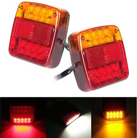 12V Trailer Lights - LED Truck Lights with Number Plate Light 1