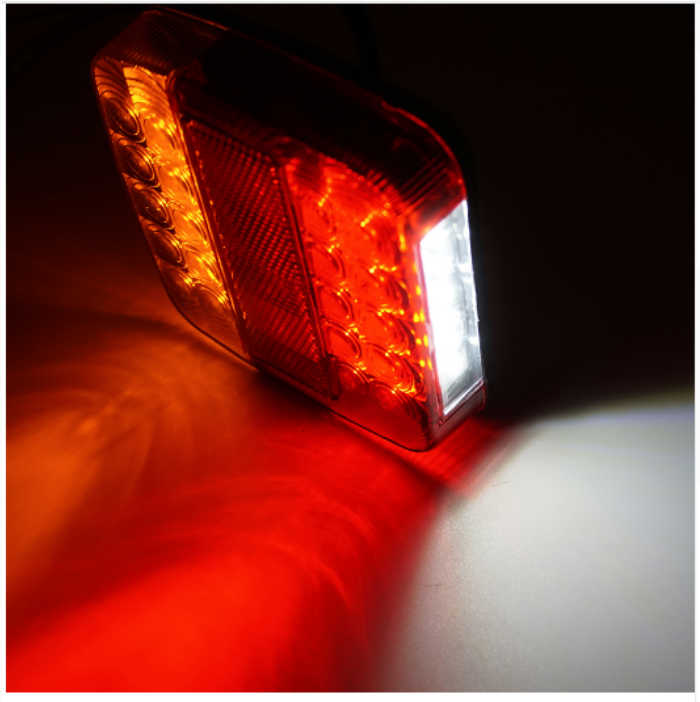 12V Trailer Lights - LED Truck Lights with Number Plate Light 2