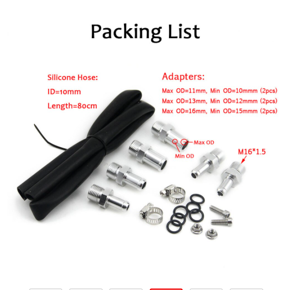 Universal Aluminum Alloy Oil Catch Can with Breather Filter
