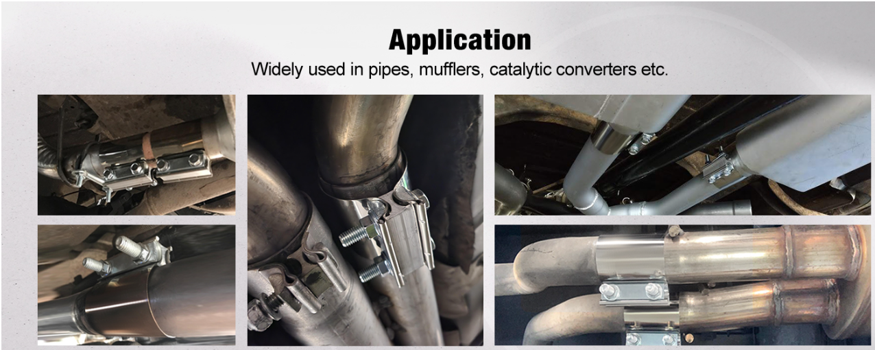 Exhaust Band Clamp – 2" / 2.25" / 2.5" / 2.75" / 3" / 3.5" / 4"