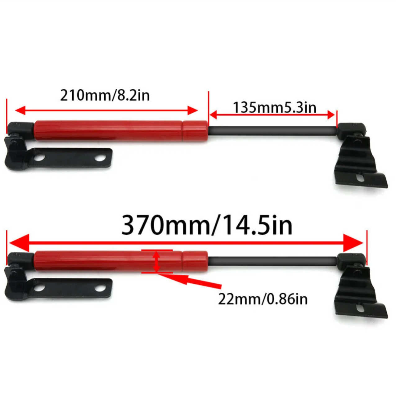 Bonnet Gas Struts To Fit Toyota Hilux Vigo 2005–2012 3
