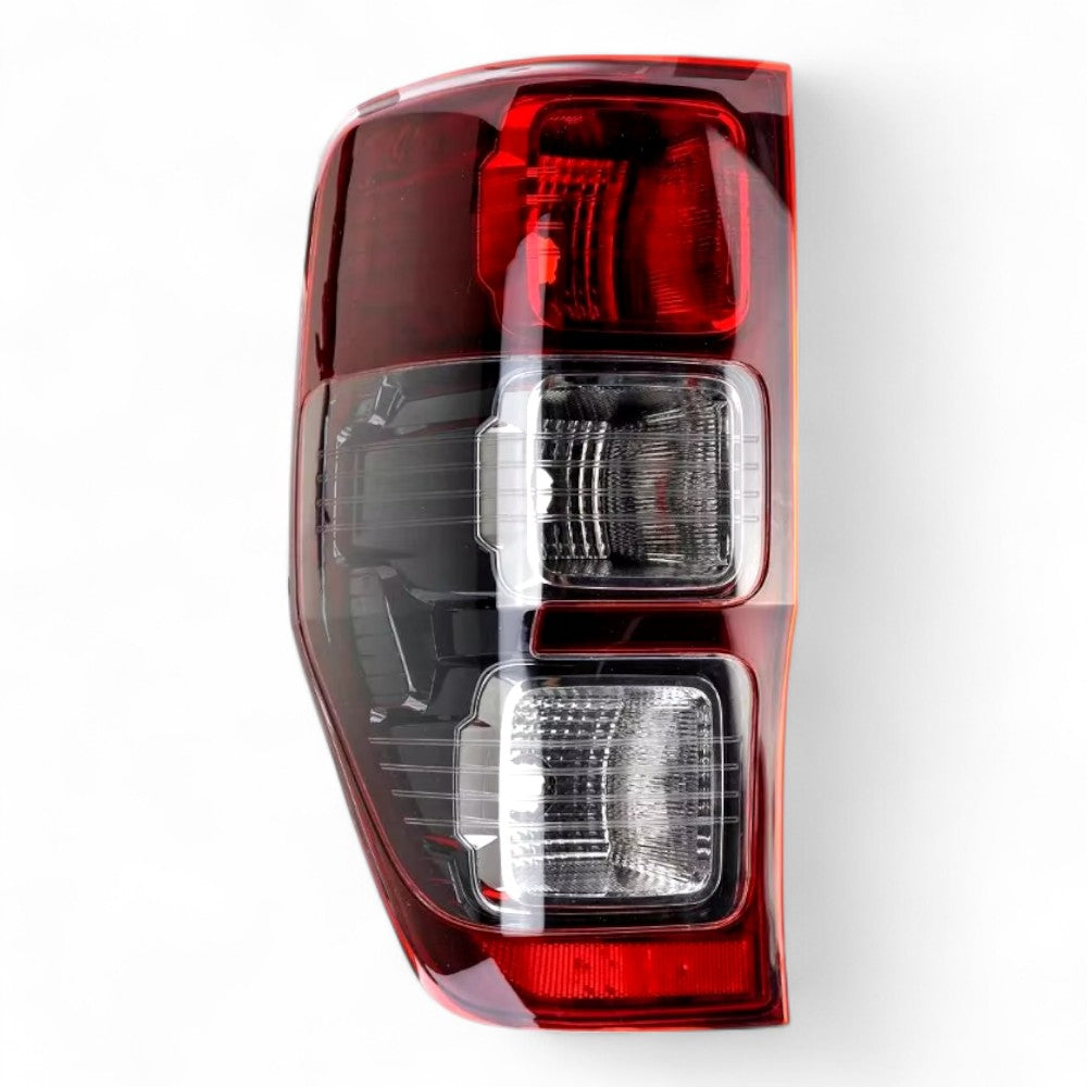 LH tail light for Ford Ranger 2012–2022, dark red lens with black inner