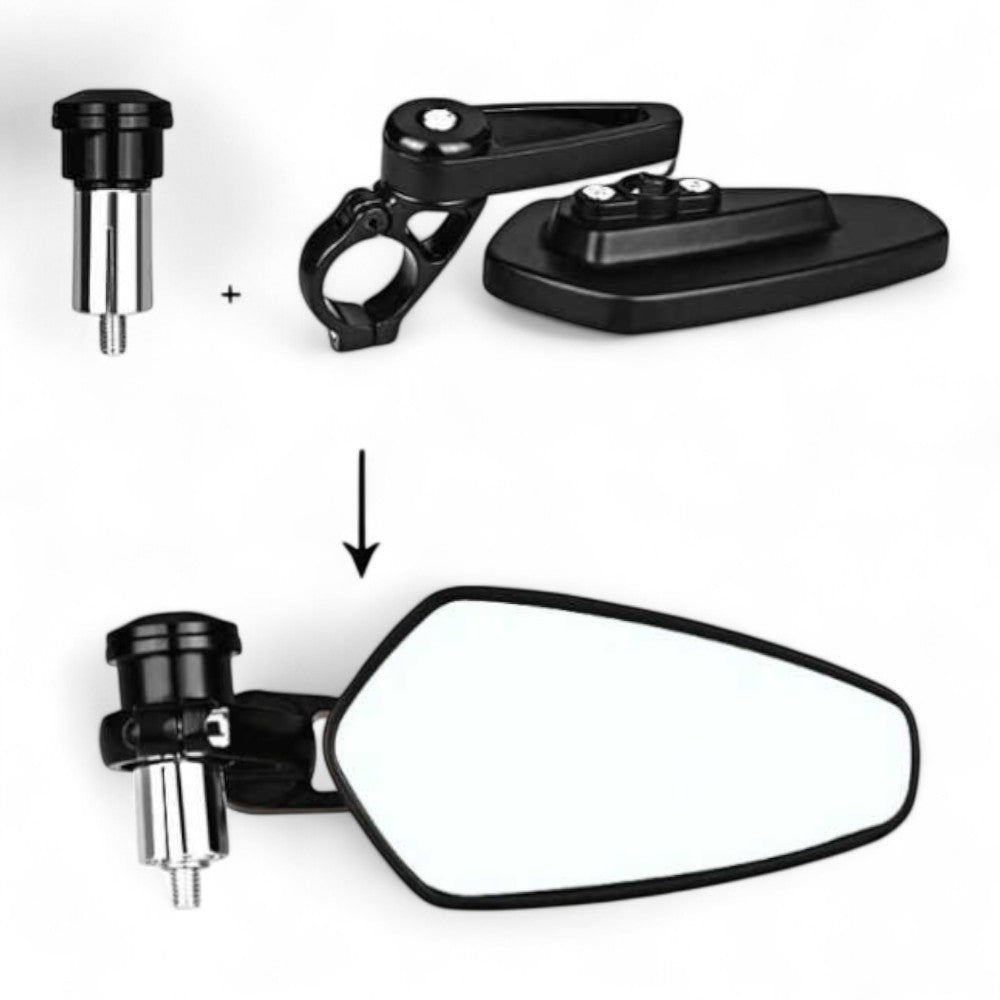 Motorcycle Bar End Mirrors 1