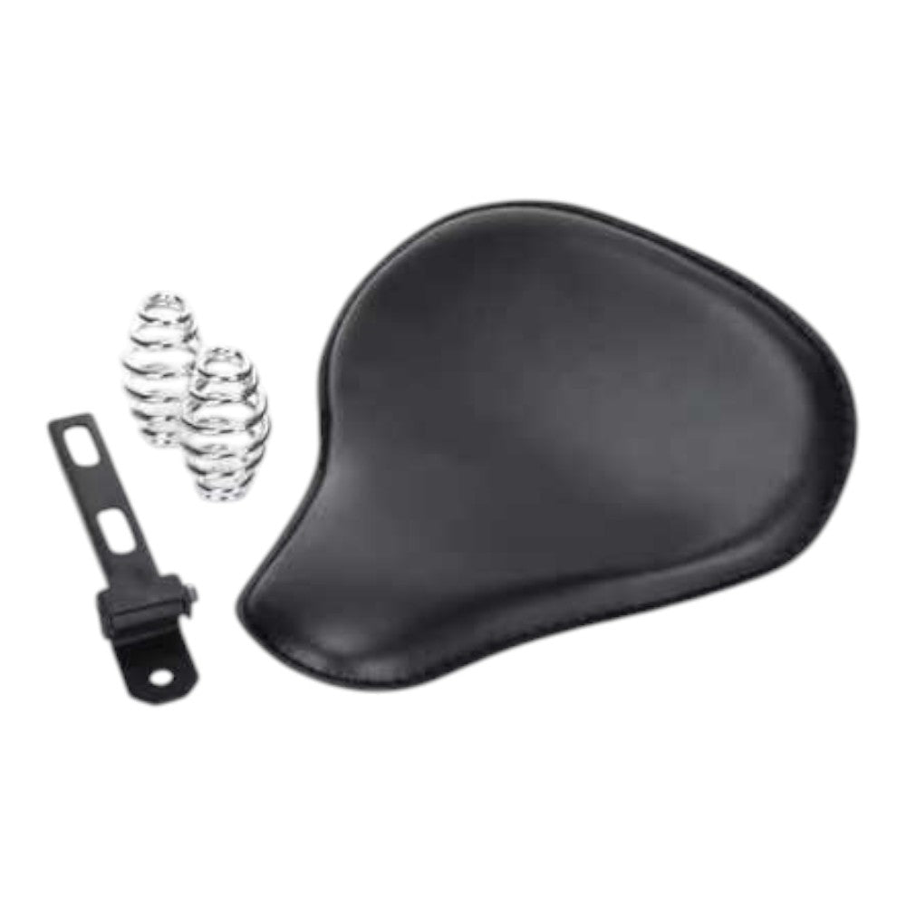Motorcycle Solo Seat with Bracket & Springs – Fits Harley Bobber Chopper Custom Motorcycles 3