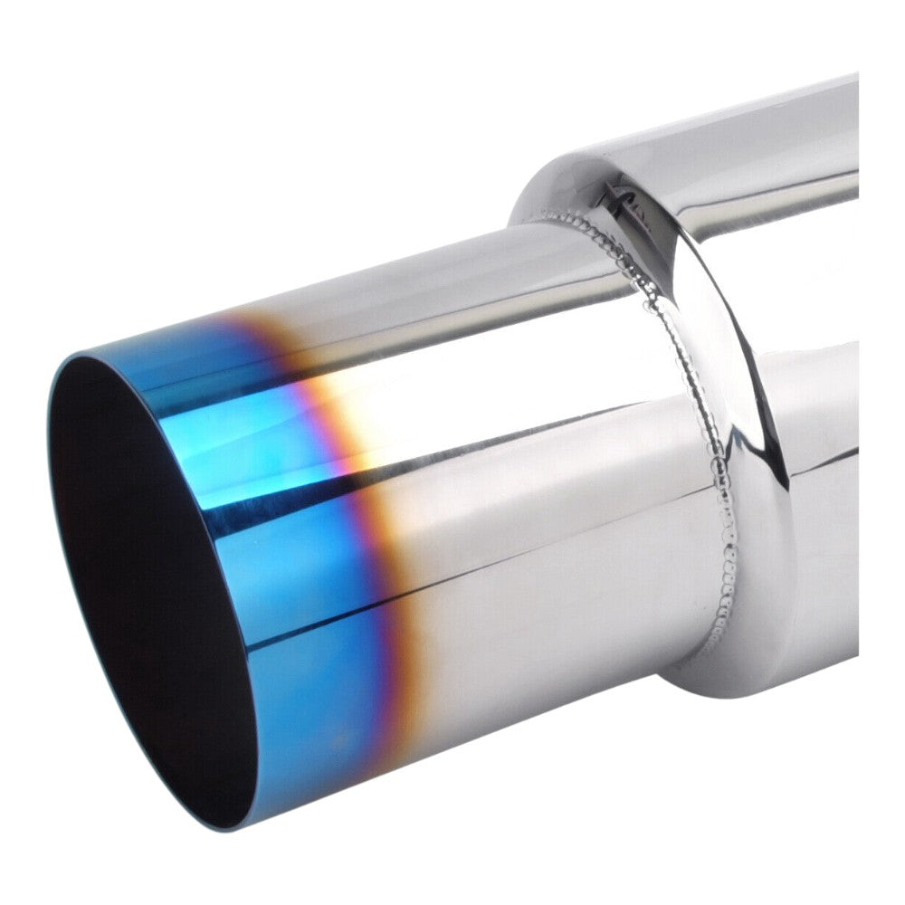 Muffler Exhaust 2.5" to 4" / 2" to 3" Burnt Tip 2