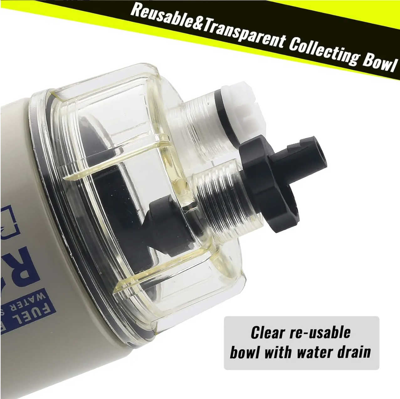 R12T Fuel Water Separator Kit – 10 Micron Filter – Diesel & Petrol Applications 5