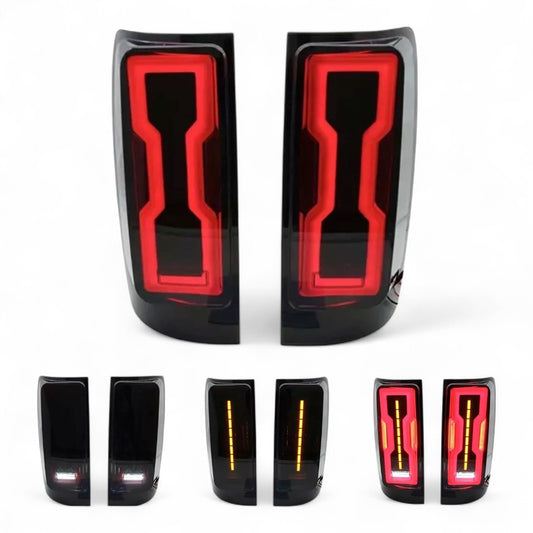 Smoked LED Tail Light Pair for Holden Colorado 2012–2024