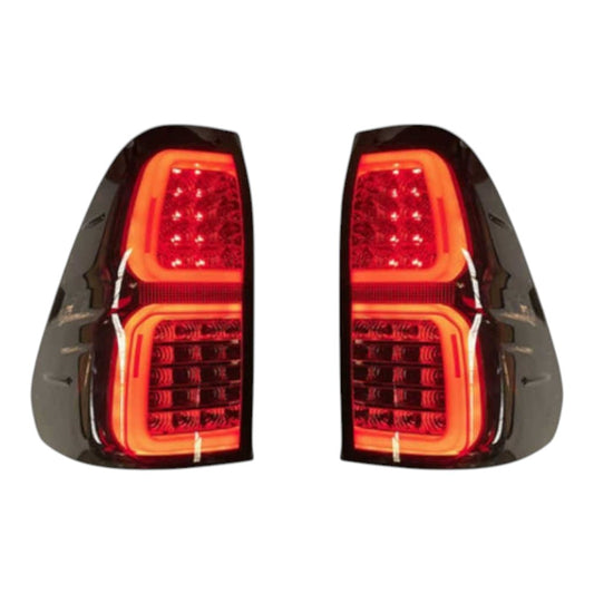 Smoked Tail Light Pair – To Fit Toyota Hilux 2015–2025 – LED Style Rear Lamps