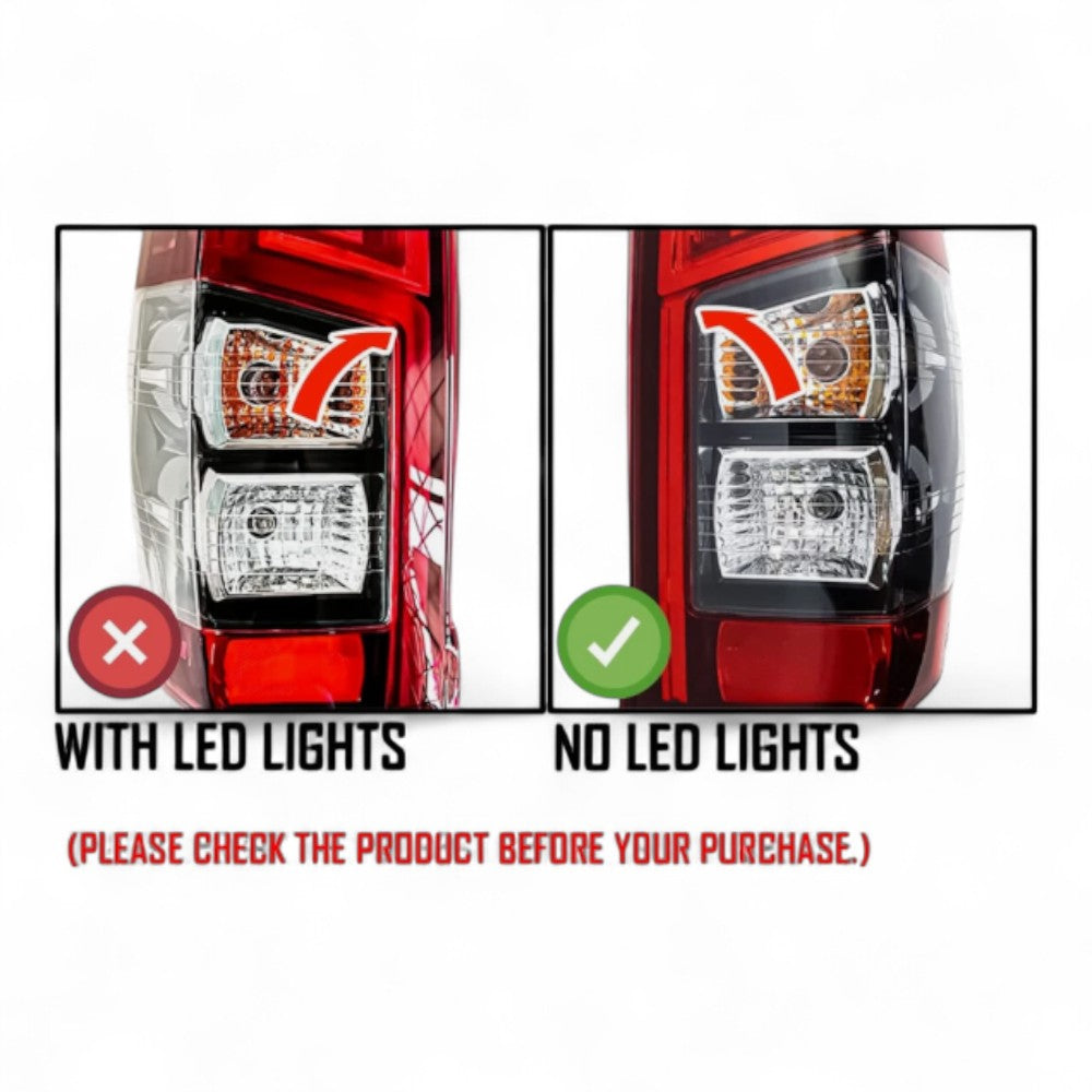 LH Tail Light for Mitsubishi L200 Triton 2019–On | Passenger Side | Low Spec | With Bulbs & Loom | Aftermarket Replacement - Partzo