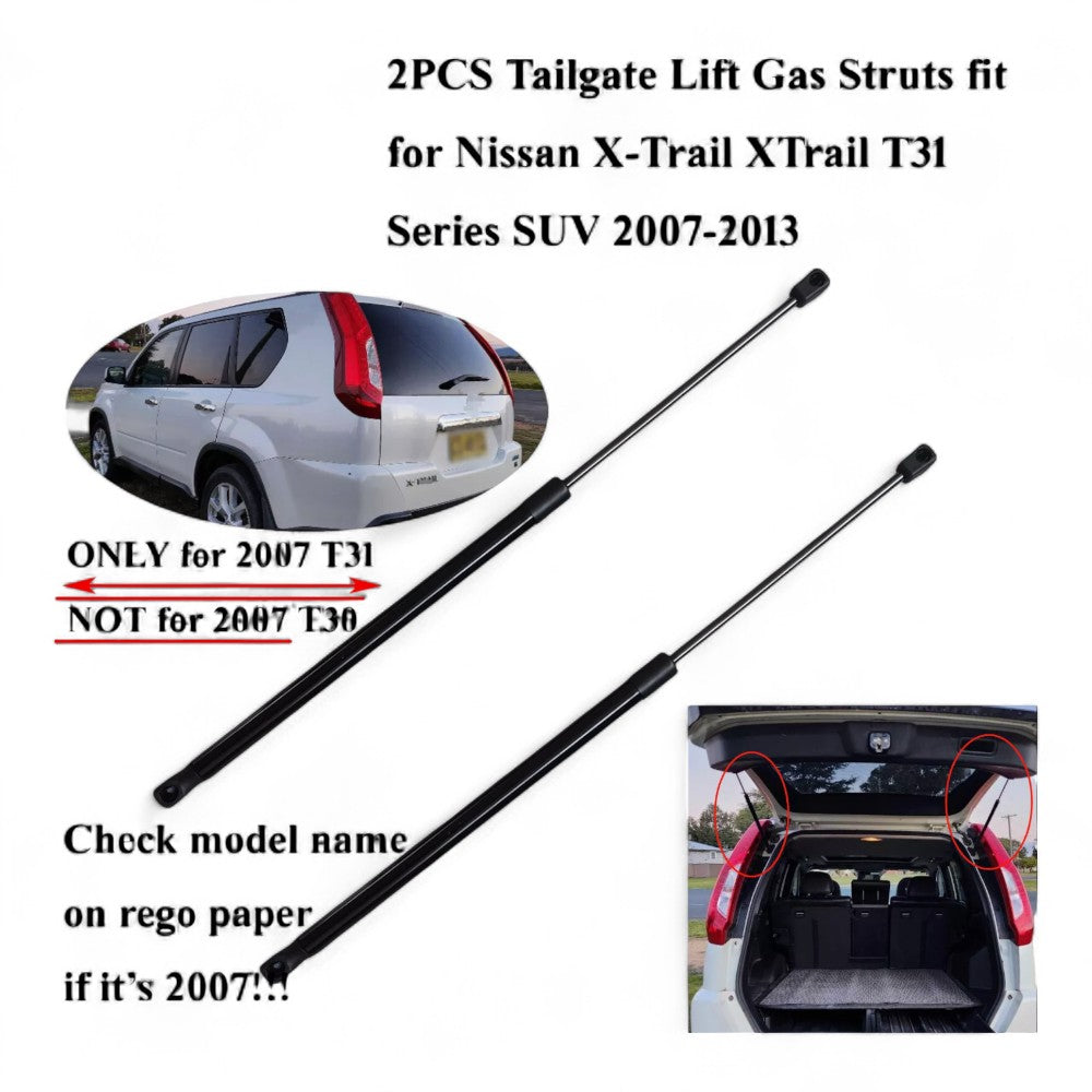 Tailgate Gas Struts for Nissan X-Trail T31 2007–2013 – Pair - Partzo