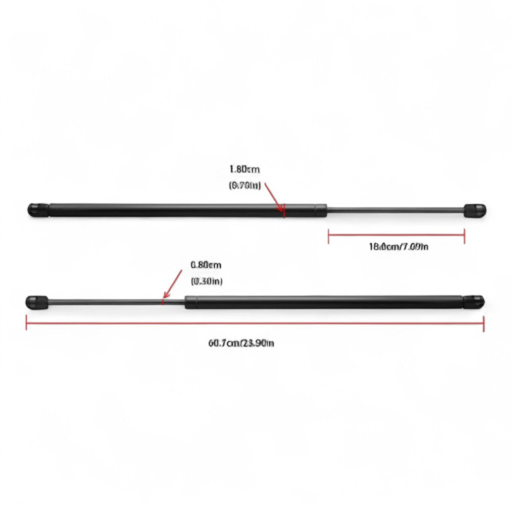 Tailgate Boot Gas Struts Pair for BMW 5 Series E61 2004–2010 - Partzo