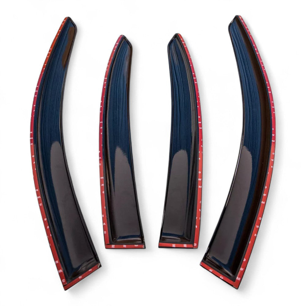 To Fit Holden Commodore Sedan Window Visors 2006–2018 – 4-Piece Weather Shield Set - Partzo