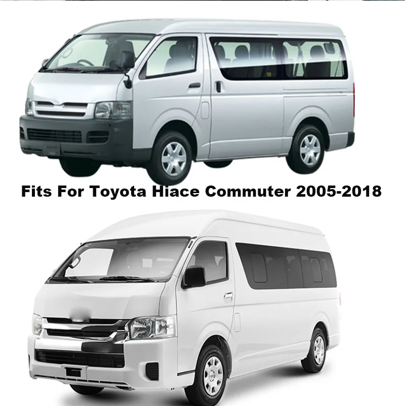 To Fit Toyota Hiace 2005–2018 Window Visors / Monsoon / Weather Shield