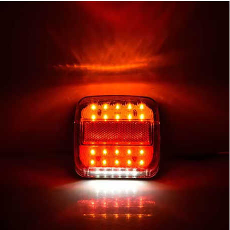 12V Trailer Lights - LED Truck Lights with Number Plate Light
