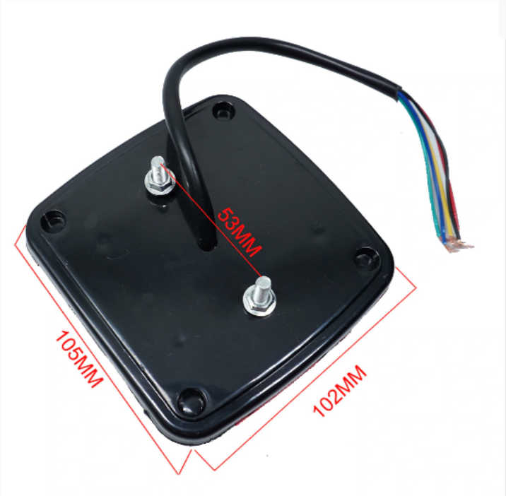 12V Trailer Lights - LED Truck Lights with Number Plate Light