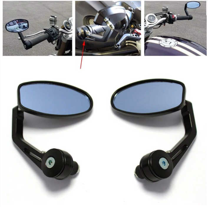 Motorcycle Bar End Mirrors