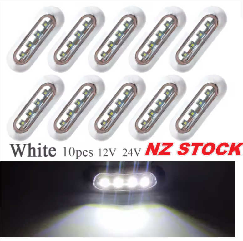10 PCS Trailer Lights - Truck Lights - Side Marker Lights - Multi Colors