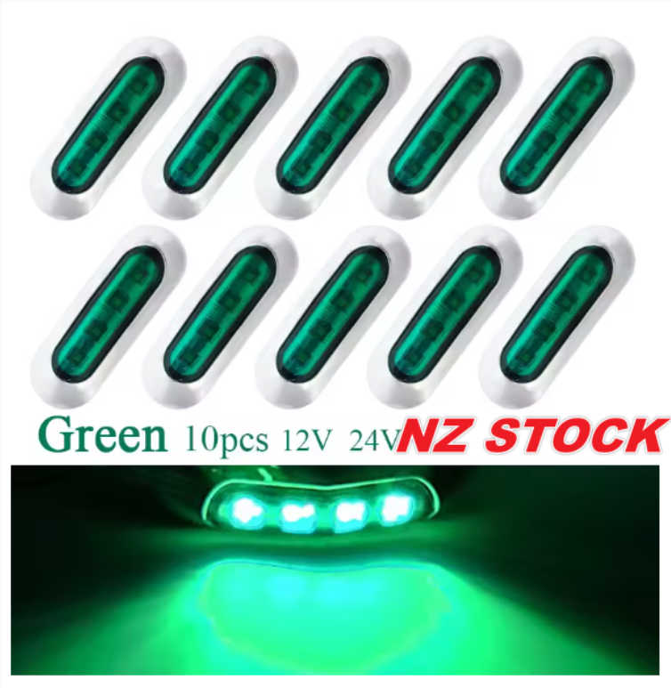 10 PCS Trailer Lights - Truck Lights - Side Marker Lights - Multi Colors