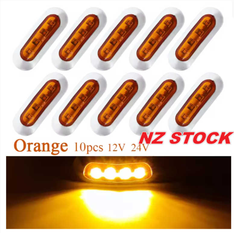 10 PCS Trailer Lights - Truck Lights - Side Marker Lights - Multi Colors