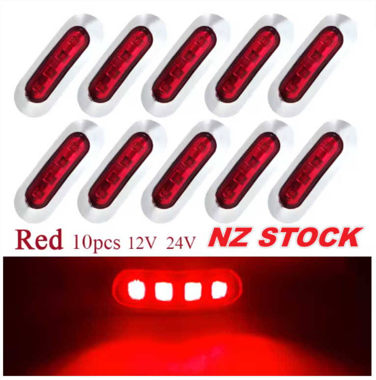 10 PCS Trailer Lights - Truck Lights - Side Marker Lights - Multi Colors