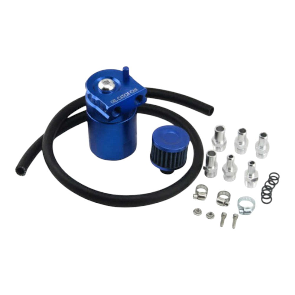 Universal Aluminum Alloy Oil Catch Can with Breather Filter