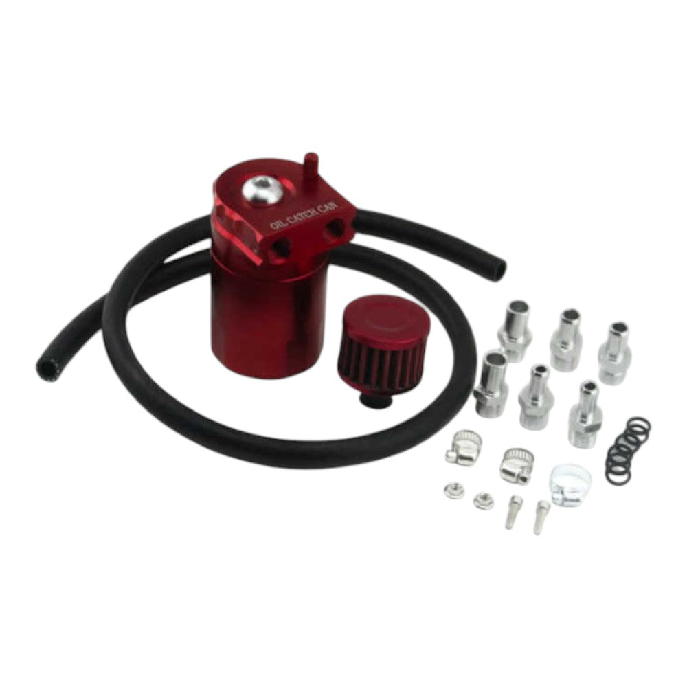 Universal Aluminum Alloy Oil Catch Can with Breather Filter