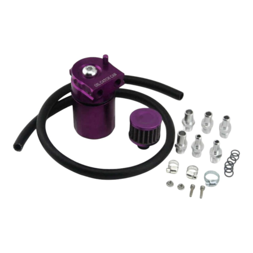 Universal Aluminum Alloy Oil Catch Can with Breather Filter