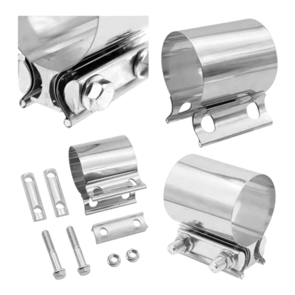 Exhaust Band Clamp – 2" / 2.25" / 2.5" / 2.75" / 3" / 3.5" / 4"
