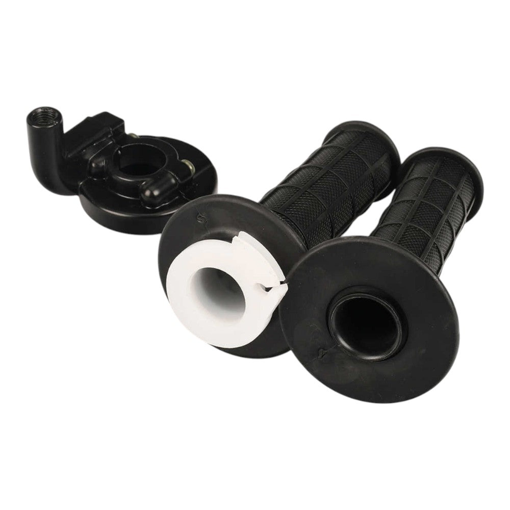 Twist Throttle Grips with Cable – Fits Pit Dirt Bikes, ATVs, and Quad Bikes – 22mm (7/8") Handlebars
