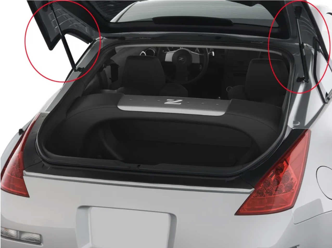 Tailgate Gas Struts To Fit Nissan 350Z (2003–2009) 4