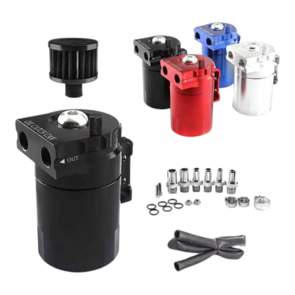 Universal Aluminum Alloy Oil Catch Can with Breather Filter 1