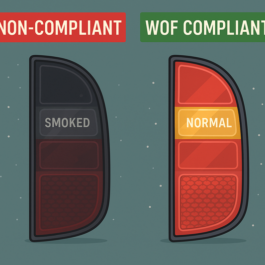 Are Smoked Tail Lights Legal for WOF in New Zealand?