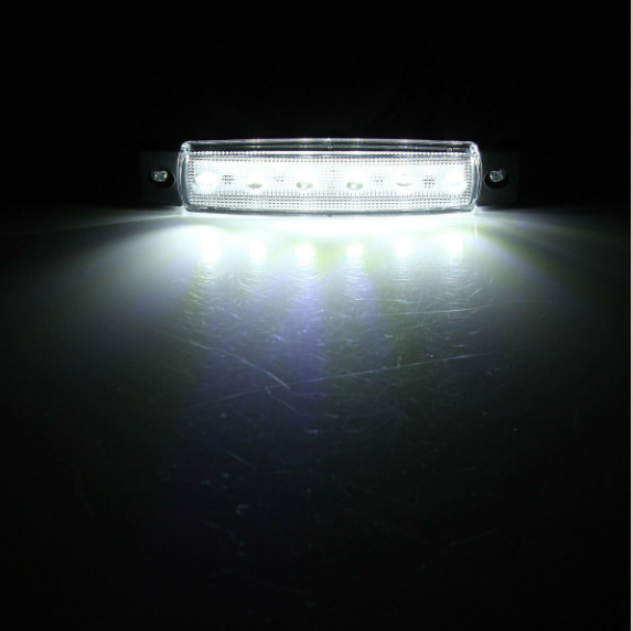 10PCS LED Side Marker Lights – White – To Fit Trailers, Trucks, ATVs, RVs 4