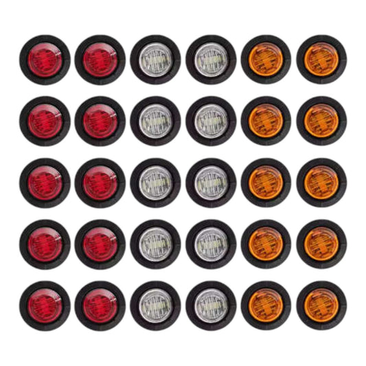 10 PCS Trailer Lights - Truck Lights - Side Marker Lights - 5 Colors Available