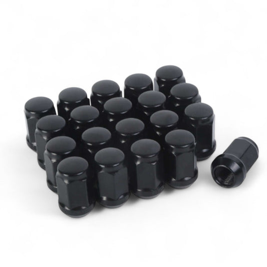 20 x 1/2" Black Wheel Nuts To Fit Ford Falcon / Fairlane / Fairmont / Mustang