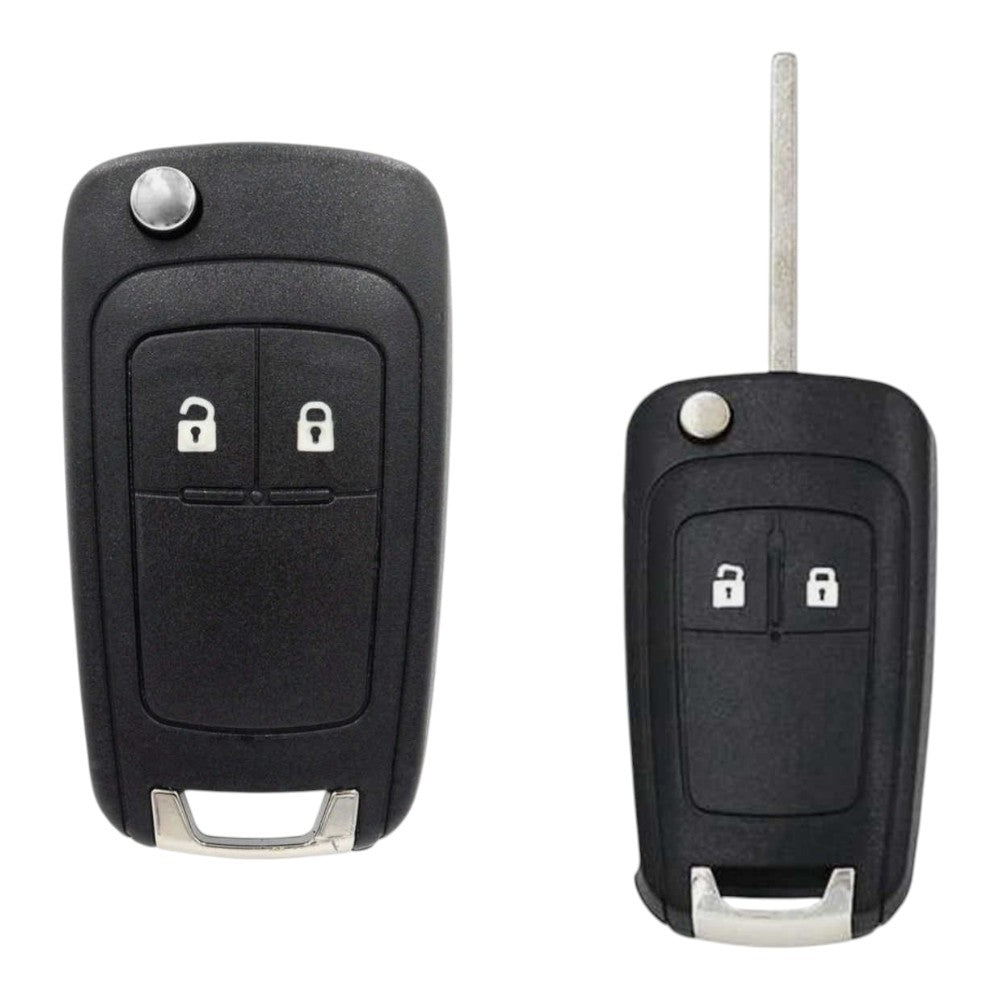 2 Button Remote Flip Key Shell HU100 for Holden Barina Cruze Trax Colorado VF Commodore