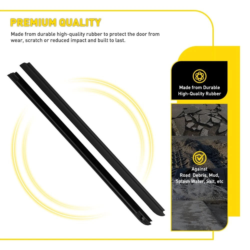 Front Window Seals Weatherstrip Set for Toyota Hiace Commuter 2005-2018 | 68161-26040 68162-26040