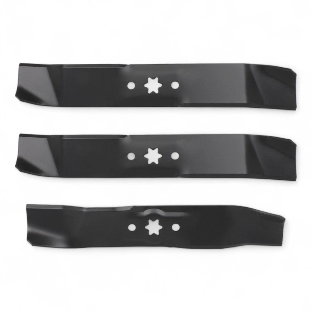 46" 3-in-1 Lawn Mower Blade Set – Replaces 942-04125 & 942-04124 – To Fit Cub Cadet, MTD, Troy-Bilt, Toro