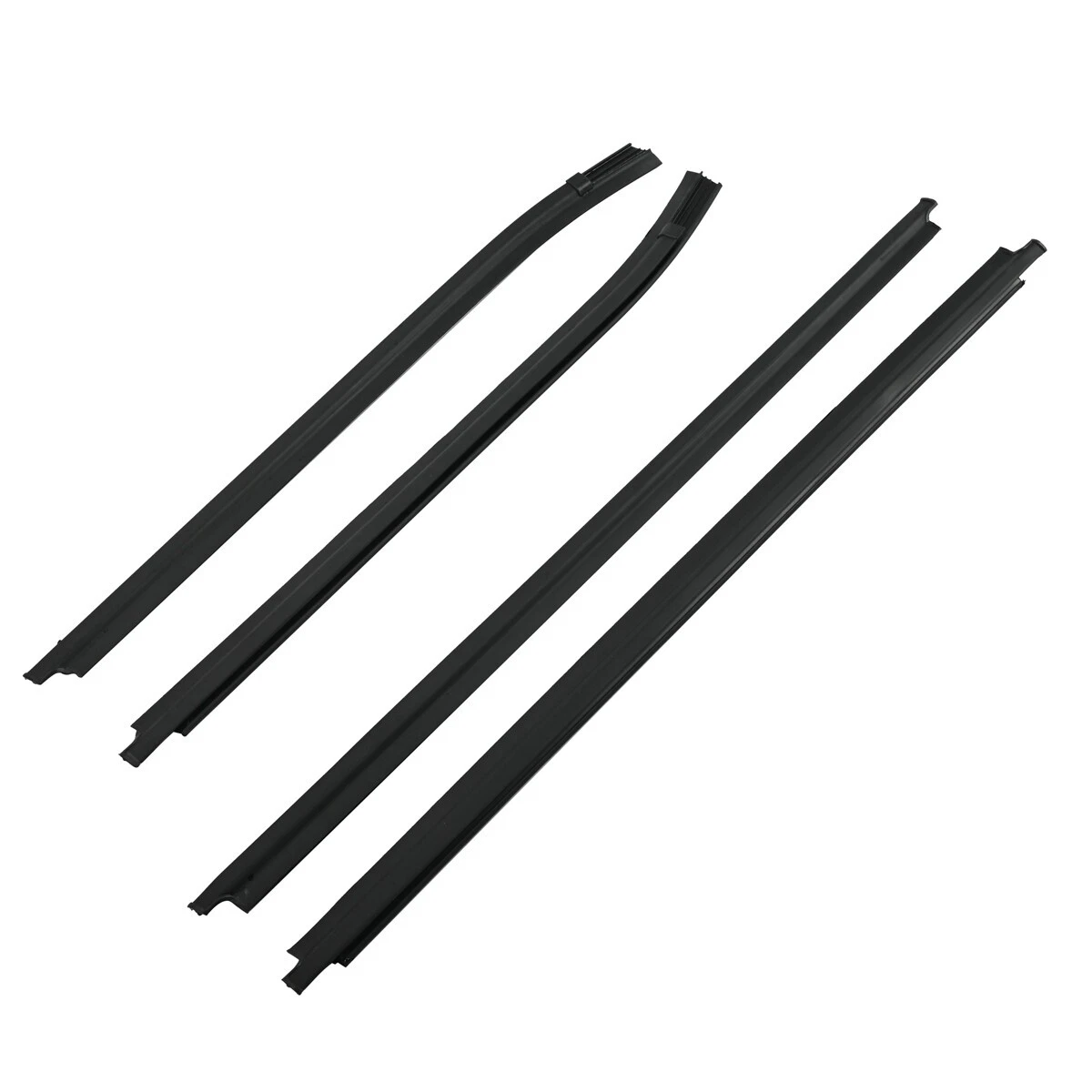 Outer Window Seals Weatherstrip Set for Toyota Hilux SR5 Vigo 2005-2015 4 Door
