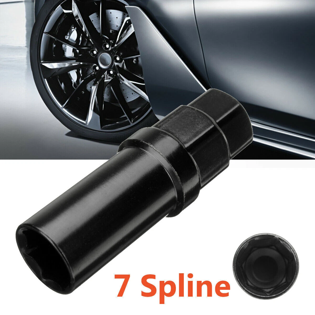 7 Spline Wheel Nut Socket Removal Tool | Tuner Lug Nut Key Locking Wheel Nut Socket