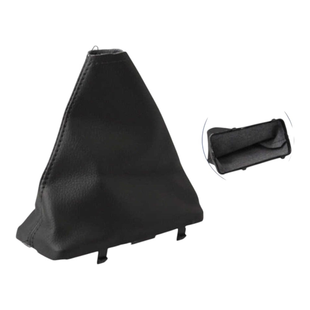 Black PU Leather T-Bar and Handbrake Boot Cover Set – To Fit Ford Falcon FG, FGII, FG-X (2008–2018)  2