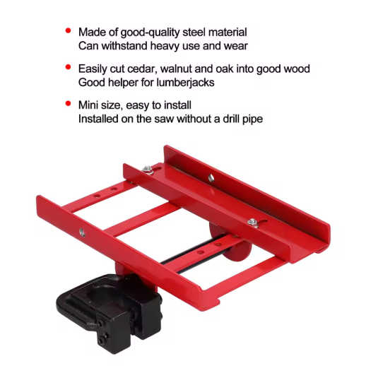 Chainsaw Mill Vertical Lumber Cutting Guide – Stainless Steel Portable Timber Cutting Attachment 4