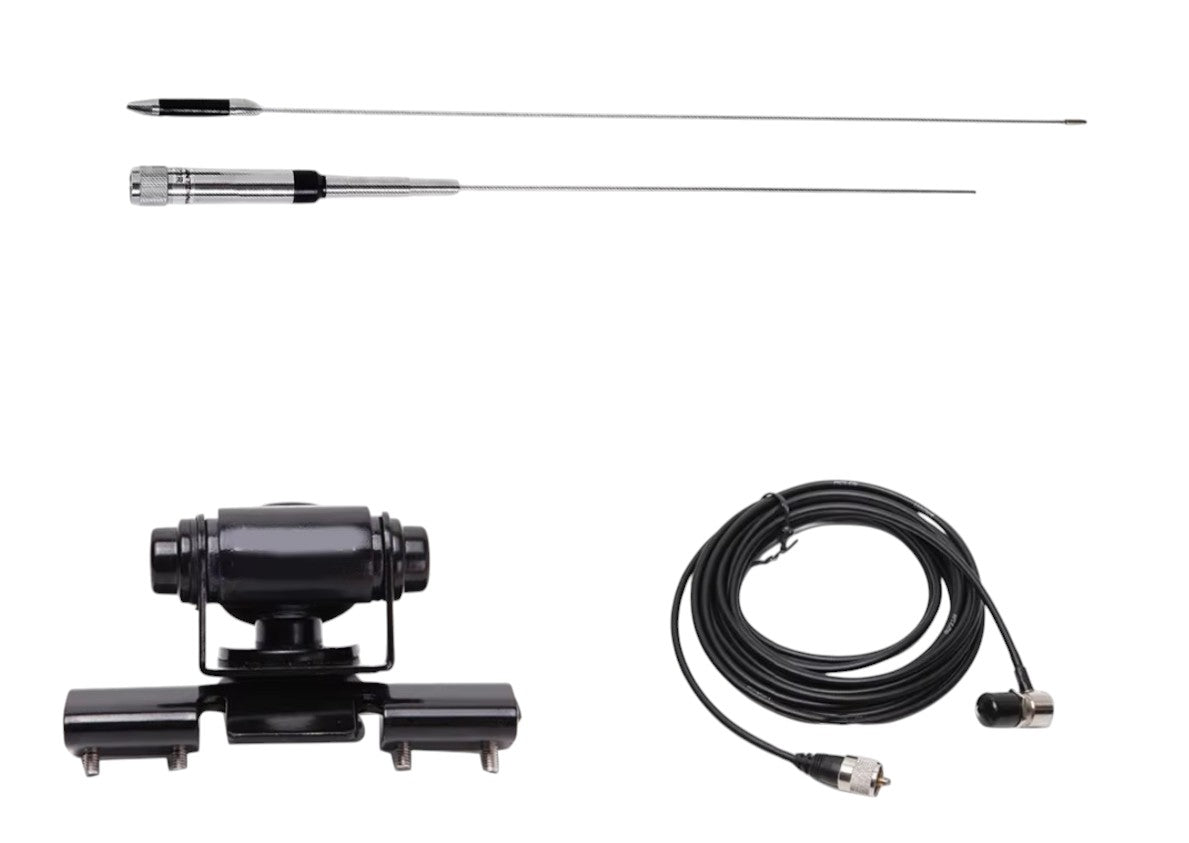 Dual Band Antenna Kit – 144/430MHz UHF VHF – 96cm High Gain with Mount & Cable 1