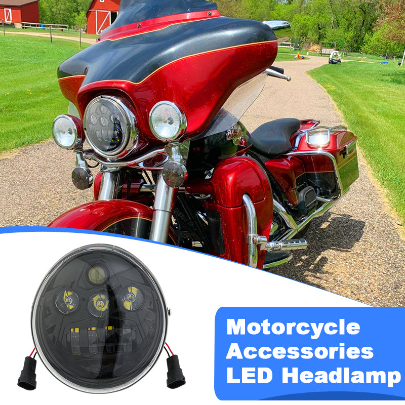 LED Headlight for Harley V-Rod Muscle Night Rod Special VRSCDX VRSC | Black