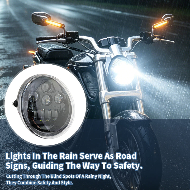 LED Headlight for Harley V-Rod Muscle Night Rod Special VRSCDX VRSC | Black